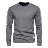 Wynne - Bequemes Langarmshirt – Dunkelgrau