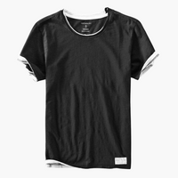 Sander | Bequemes T-Shirt in Hoher Qualität – Schwarz