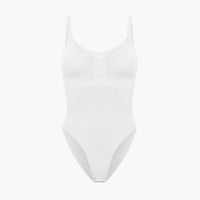 Bodysuit Sculpting Shapewear mit Slip – Weiß