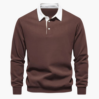 Hans | Freizeit-Poloshirt – Braun