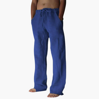 Leichte Relaxed Fit Hose für Herren - bequem & luftdurchlässig – Dunkelblau