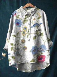 Sarah | Blumenmuster Peasant Bluse – Blumenmuster 9