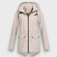 Wenara – Regenjacke mit Kapuze – Beige