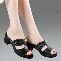 Praxida | Orthopädische Komfort-Sandalen – Schwarz