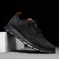 ROLAND - ATMUNGSAKTIVE FREIZEITSCHUHE AUS MESH – Schwarz
