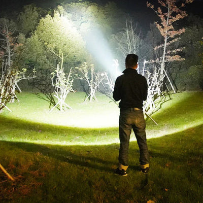 30000-5000 Lumen LED Taschenlampe | Hochleistungsfähige, Wasserdichte Lösung für Sommerabenteuer