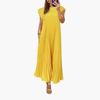 Marlene | Zeitloses und komfortables Kleid – Gelb