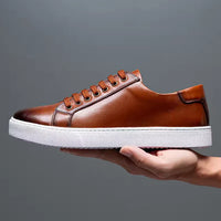 Saint -Tropez Lederschuhe – Braun