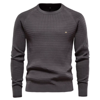 Sebastien –  Bequemer und stilvoller Pullover für Männer. – Grau