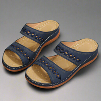 Delina | Premium Orthopädische Damen-Sandalen für bequemen Sommer – Blau