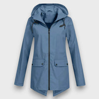 Wenara – Regenjacke mit Kapuze – Blau