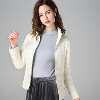 Damen Jacke | Leichte Ausführung klare Linien für Übergangszeit – Weiß