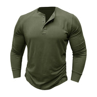 TILMAN - LANGÄRMLIGES TAILLIERTES T-SHIRT – Grün