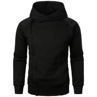 Ragnvald - Crossover Kapuzenjacke Mit Reißverschluss – Schwarz