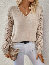 ROSA | MODISCHER STRICKSTIL – Beige