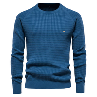Sebastien –  Bequemer und stilvoller Pullover für Männer. – Hellblau