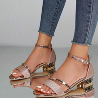 Clotaria | Orthopädische Sandalen für schmerzfreies Gehen – Champagner