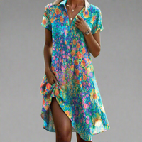 Sylgarda | Stilvolles Sommerkleid – Hellblau