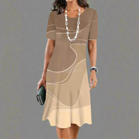 Urswinda | Elegantes Farbverlauf-Sommerkleid – 5ZNC1