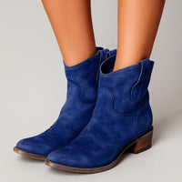 Claudia™ | zeitlose Stiefeletten – Blau