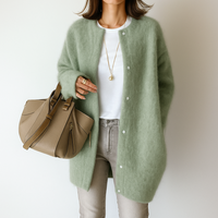Silvia™ | Warmen und Stilvollen Strickjacke – Grün