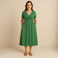 Annelies™ | Luftiges Maxi-Joch – Grün
