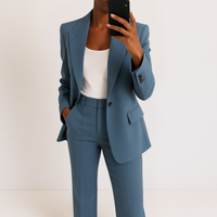 Melanie™ | Zweiteiliger Damenanzug – Blau