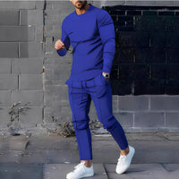 Adelard - Herren-Set mit Pullover und Hose – Blau
