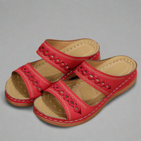 Delina | Premium Orthopädische Damen-Sandalen für bequemen Sommer – Rot