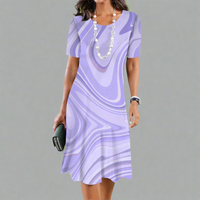 Urswinda | Elegantes Farbverlauf-Sommerkleid – 5ZNC3