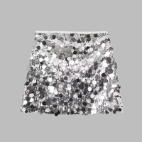 Norberta | Dazzling Sequin Rock für funkelnde Eleganz – Silber