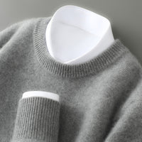 Wayne - Bequemer und warmer Pullover – Grau