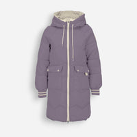 Elegante Winterjacke für Damen – Violett