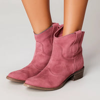 Claudia™ | zeitlose Stiefeletten – Rosa