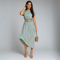 Madelon™ | Elegantes, schickes Kleid – Blau