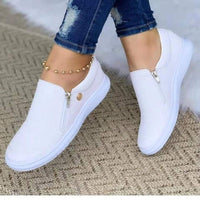 Maya Bequeme Turnschuhe – Weiß