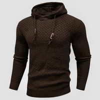 MAX - PULLOVER MIT KAPUZE – Braun