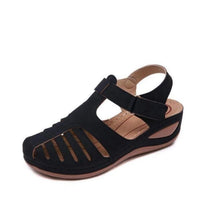 Marina | Bequeme Sandalen – Schwarz