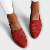 Luisa - Slip-On Moccasins – Rot