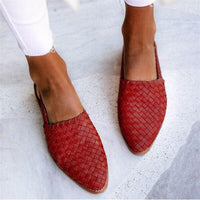 Mina | Handgefertigte Loafers für Frauen – Rot