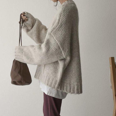 Kolis | Übergroßer Strickpullover mit Tasche
