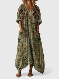 Julia | Maxikleid Damen stilvoll & lässig zugleich – Grün
