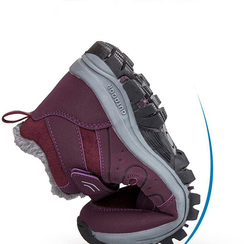 Leyandra | Damen Wasserdichte Orthopädische Schneeschuhe mit Warmem Futter