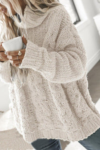 Lasista | Kuscheliger Strickpulli – Naturweiß
