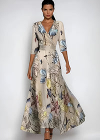 Emily - Luxuriöses Schönes Kleid – Beige