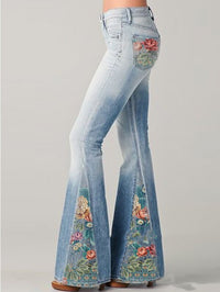 Lehmann Modehaus | Stylische Jeans mit weitem Schnitt für Frauen – Blau