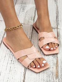 C&AA Sandalen | Sommerliche Flip-Flop-Sandalen mit weichem Fußbett – Rosa