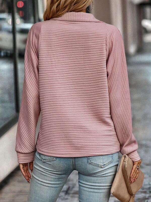 Amie - Stylischer V-Ausschnitt Pullover