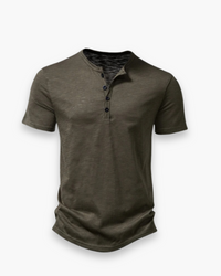 Herren Lässiges T-Shirt | Bequem für Sommer und Freizeit – Oliv