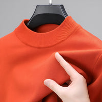 Davis - Angenehmer Freizeitpullover – Orange